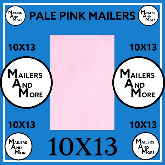 25 10X13 Pale Pink Poly Mailers PRICE IS FIRM - Picture 6 of 6